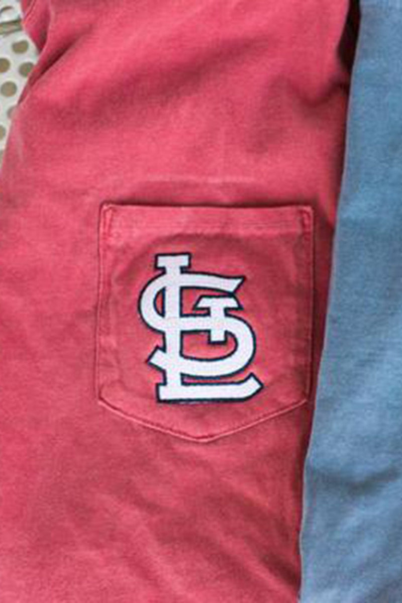 Men's new St. Louis Cardinals Blues Jersey shirt Blue 23 x 31 XL