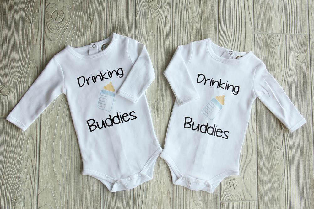 Drinking Buddies - Twin Newborn Set