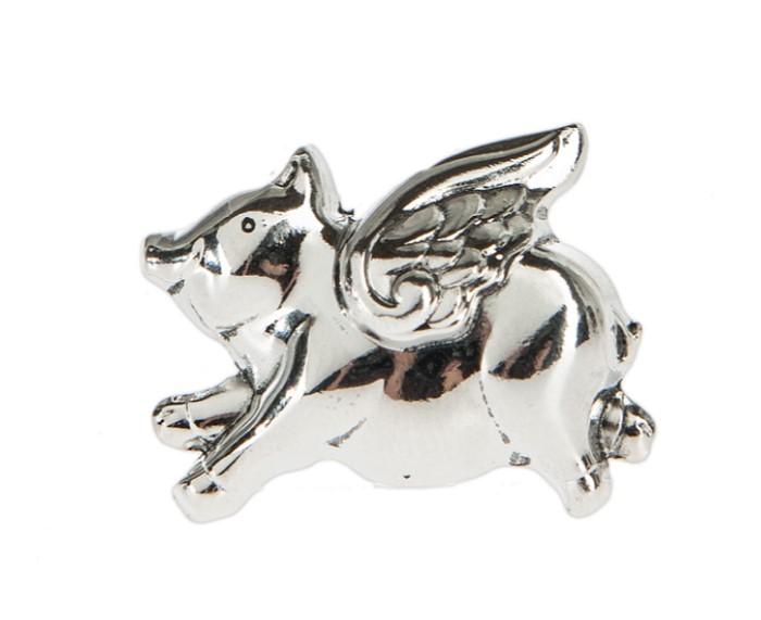 When Pigs Can Fly Charm ER35387 Metal 7/8"L