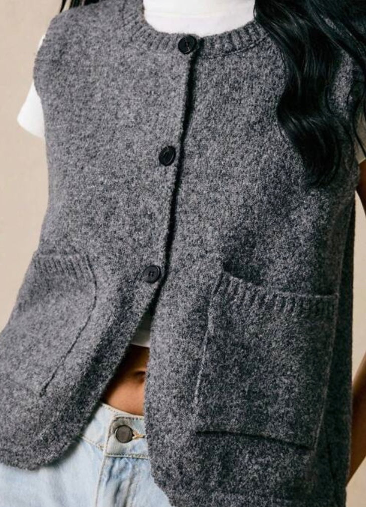Unknown Vest 8 ounces Gray