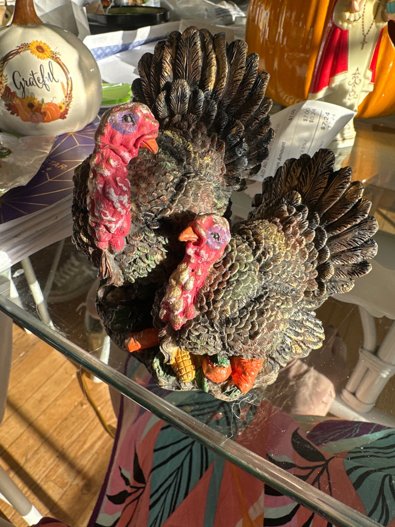 Decorative figurine Small Multicolor (mainly brown, pink, and orange)