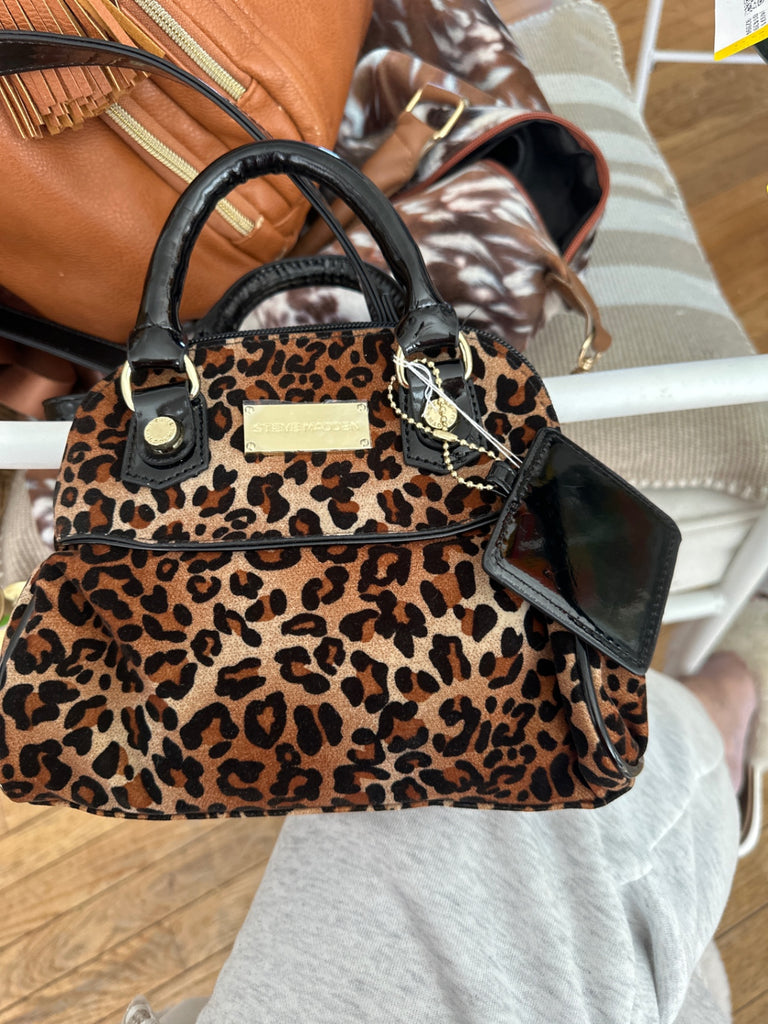 STEVE MADDEN Handbag 8 ounces Leopard print (brown, black, beige)