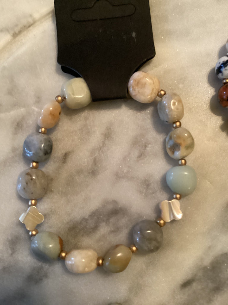 Grateful Soul Jewelry amazonite stone bracelet 