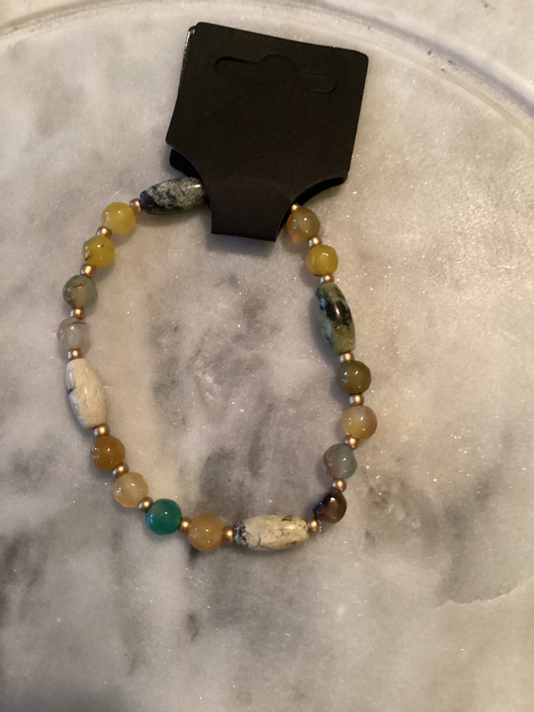 Grateful Soul Jewelry agate yellow turquoises 