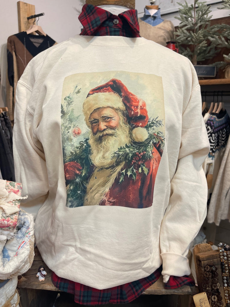 Comfort colors Santa sweatshirt