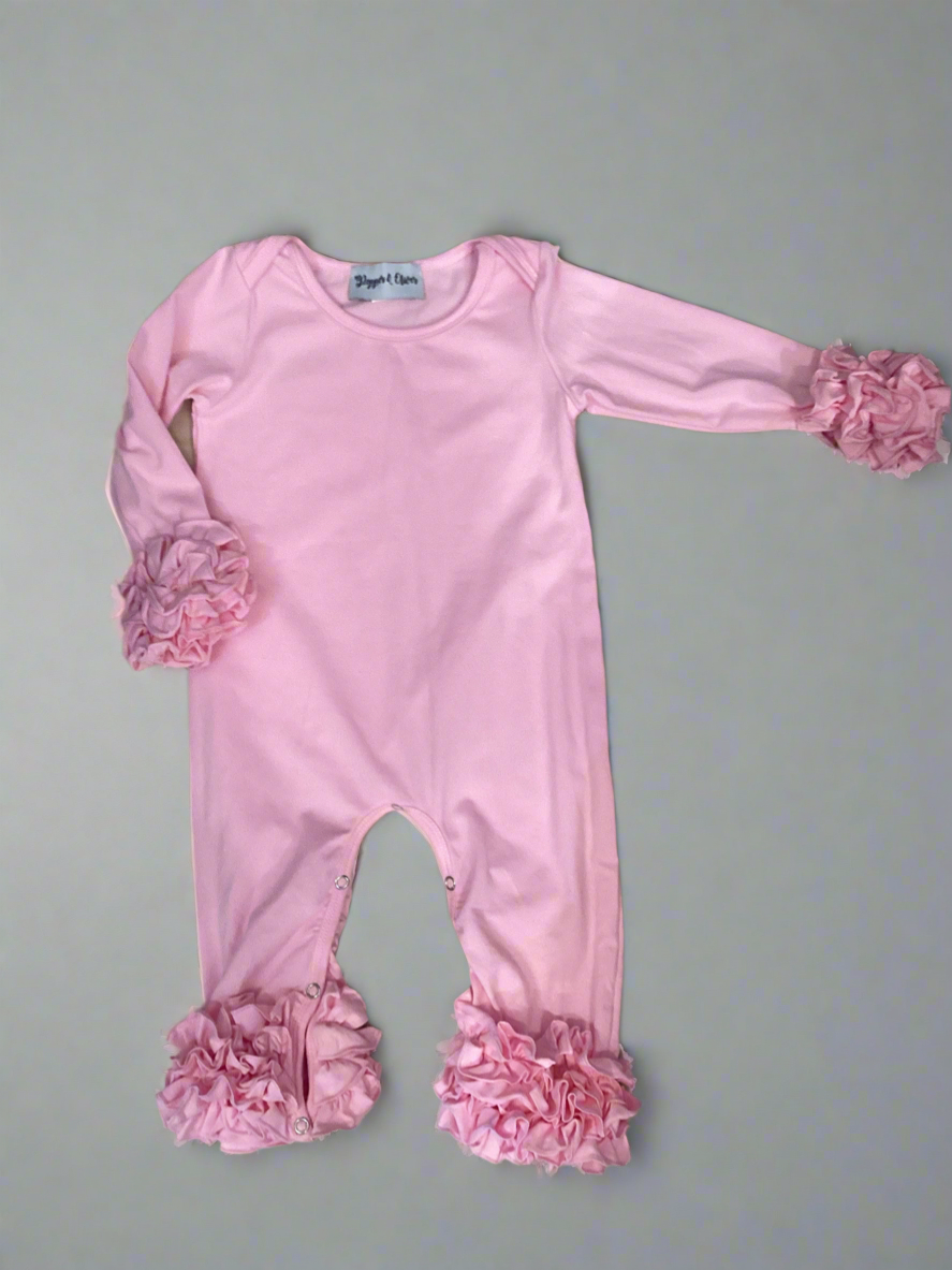 Pepper & Oliver Icing Long Romper - Light Pink – Bluff Town District ...