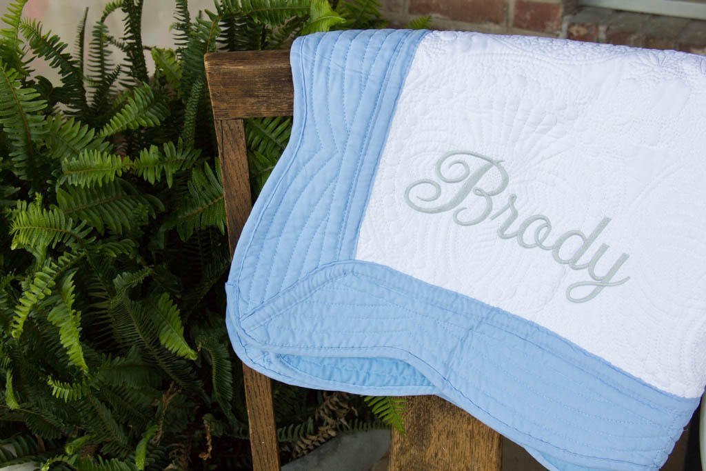 Personalized Quilted Baby Blanket Darling Custom Designs