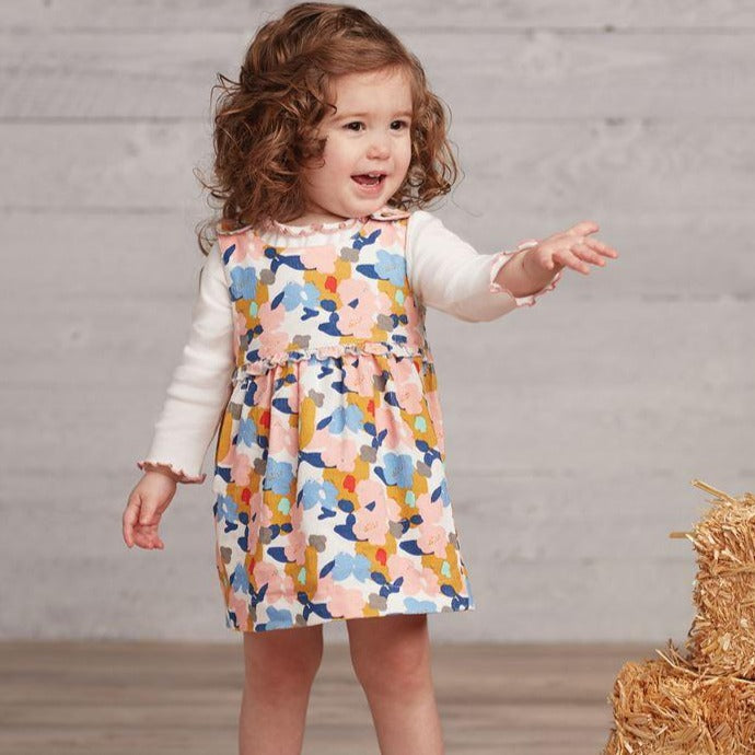 Mud pie chambray deals floral embroidered dress