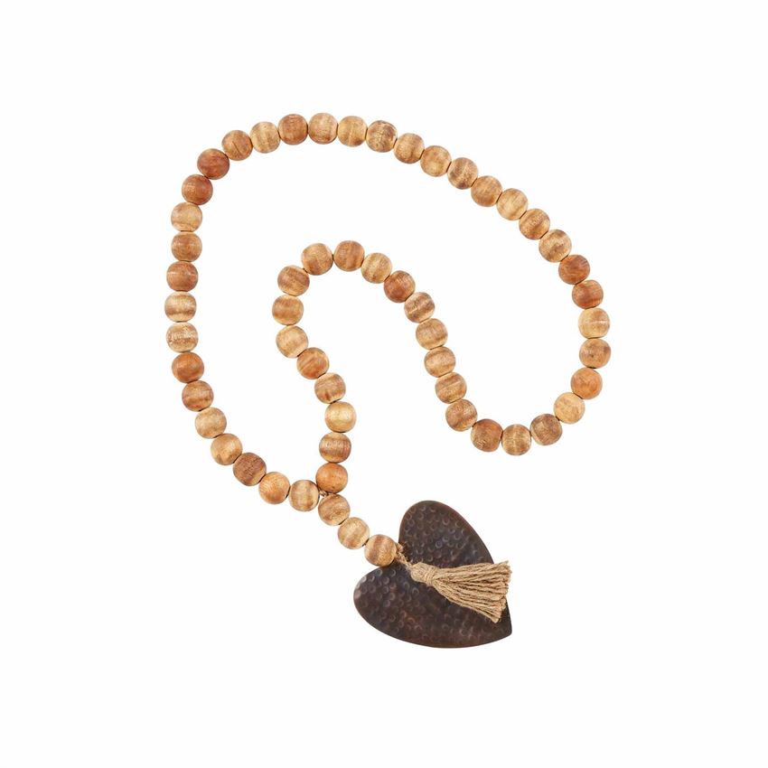Mud Pie Beaded Decor Beads Assorted Heart 42600557H