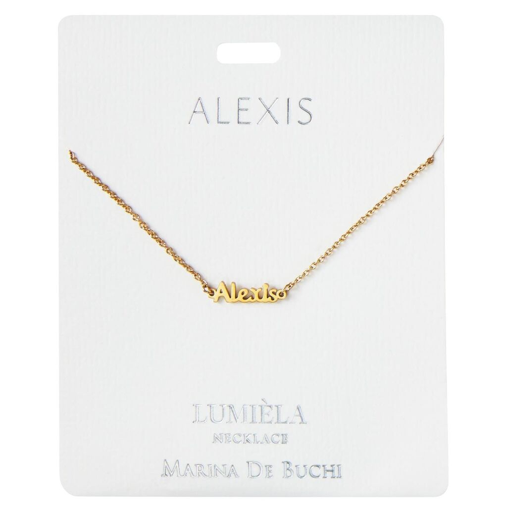 Lumiela Script Name Necklace Alexis