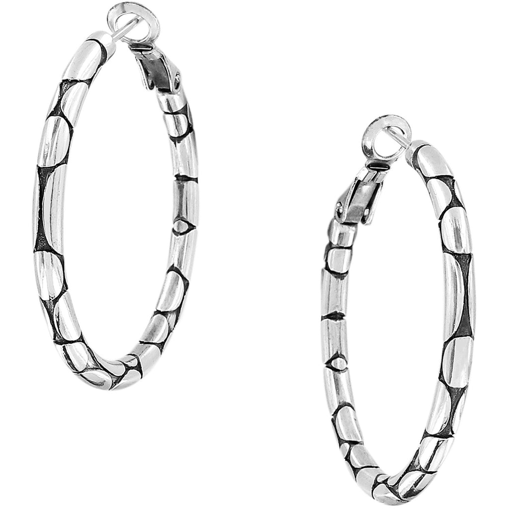 Brighton Collectibles Pebble Small Hoop Earrings
