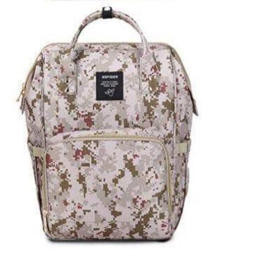 Water Resistant Diaper Bag Backpack Khaki Digital Camo 4 