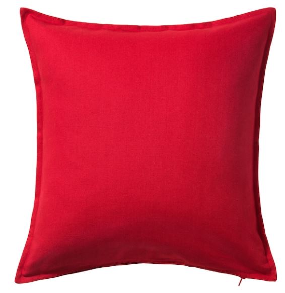 Monogrammed Pillow Darling Custom Designs Red