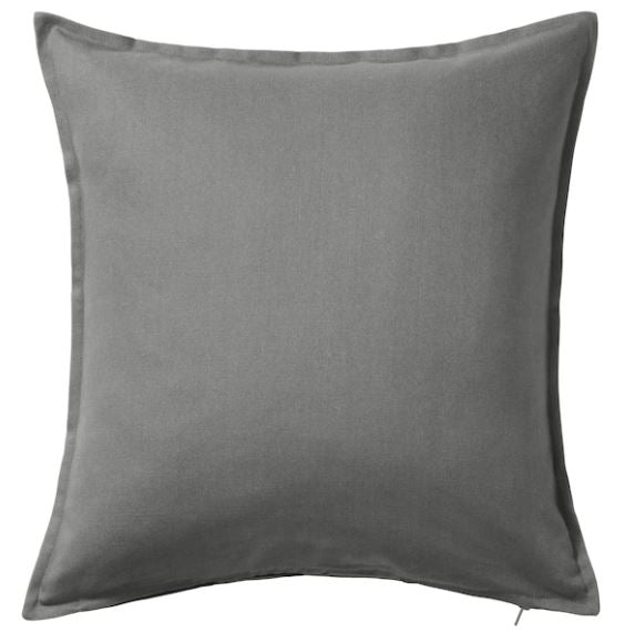 Monogrammed Pillow Darling Custom Designs Gray