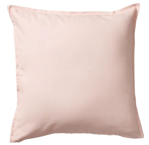 Monogrammed Pillow Darling Custom Designs Light Pink Rose