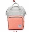 Water Resistant Diaper Bag Backpack Coral Stripe 14