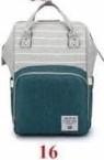 Water Resistant Diaper Bag Backpack Teal Stripe