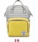 Water Resistant Diaper Bag Backpack Yellow Stripe 19