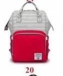 Water Resistant Diaper Bag Backpack Red Stripe 20