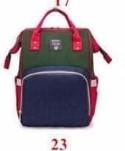 Water Resistant Diaper Bag Backpack Navy Green 23