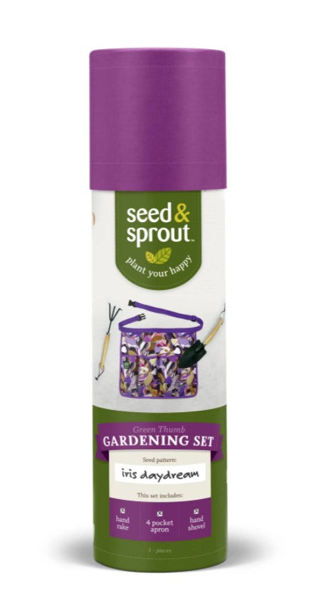 DM Seed & Sprout Gardening Set Iris Daydream