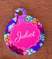 Pet Tags w/ Personalization (Florida Collection) round