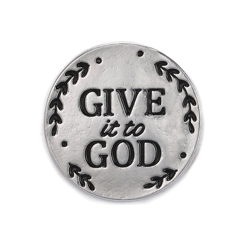 Roman Inc 1" Round Give It To God Token 222853