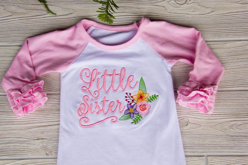 Little Sister Floral Gown Darling Custom Designs