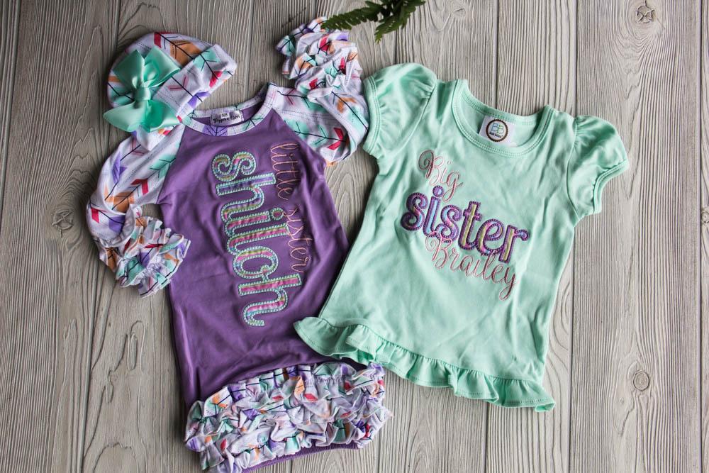 Sister Shirt & Gown Set Darling Custom Designs