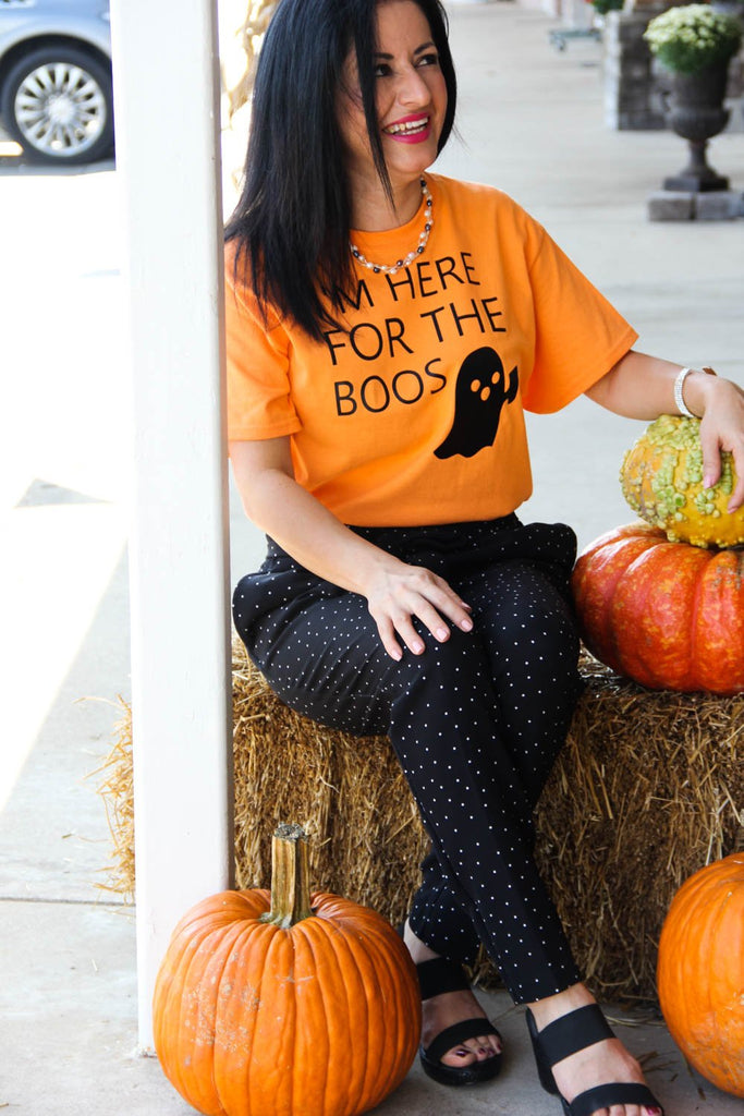 I'm Here for the BOOS | Halloween Unisex Tee