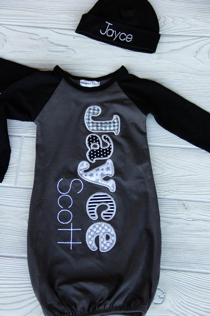 Baby Boy Newborn Gown Darling Custom Designs