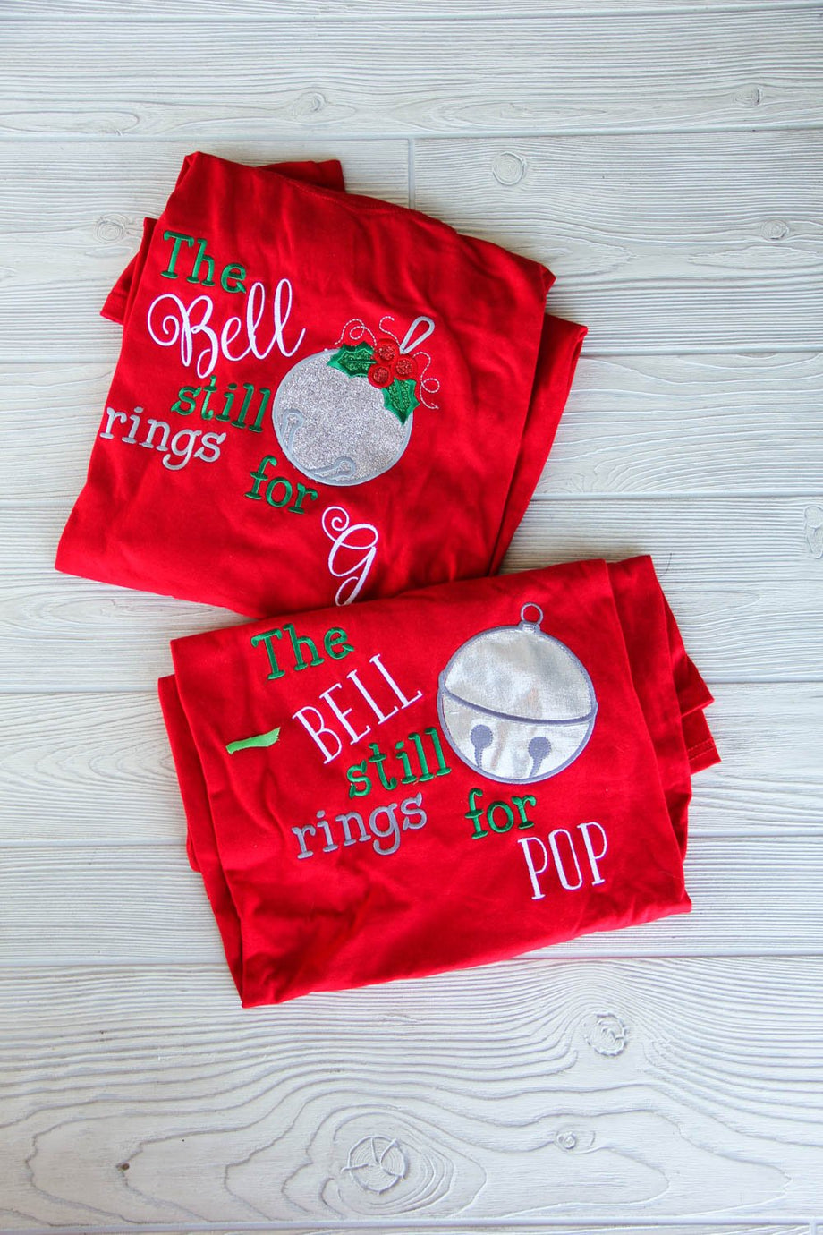 Boys Christmas Truck Outfit. Personalized Shirt & Jeans. Red 