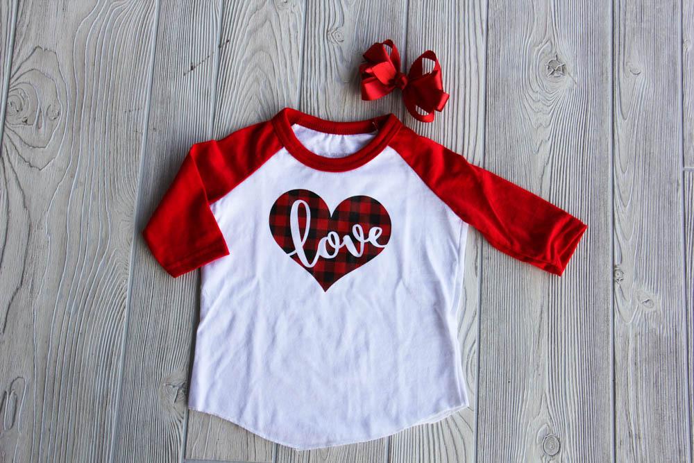 Little Miss Heart Breaker - Girls Valentine Shirt Darling Custom Designs