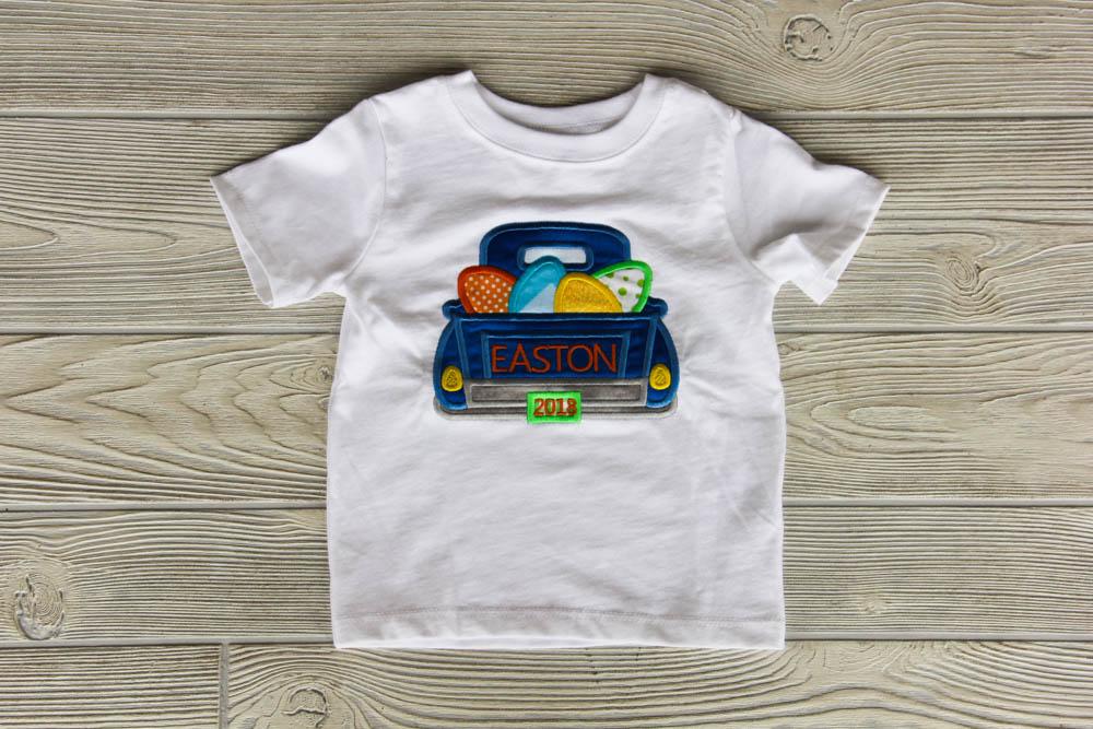 Boy's Easter Shirt - Easter Truck