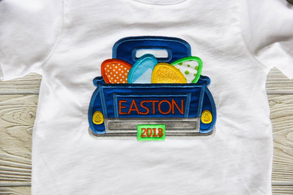 Boy's Easter Shirt - Easter Truck
