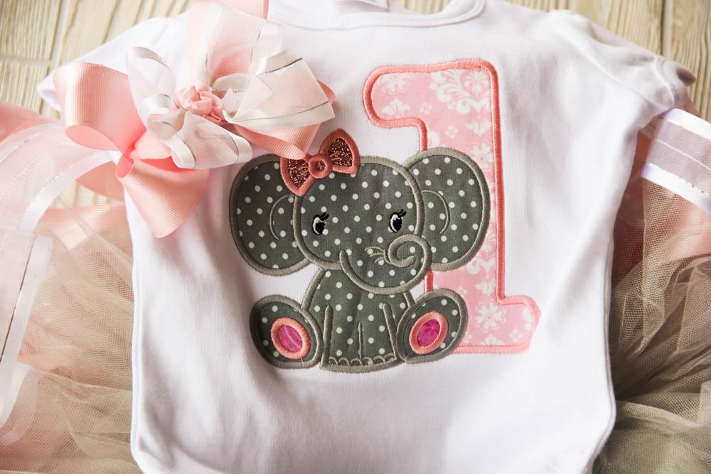 Elephant Birthday Outfit