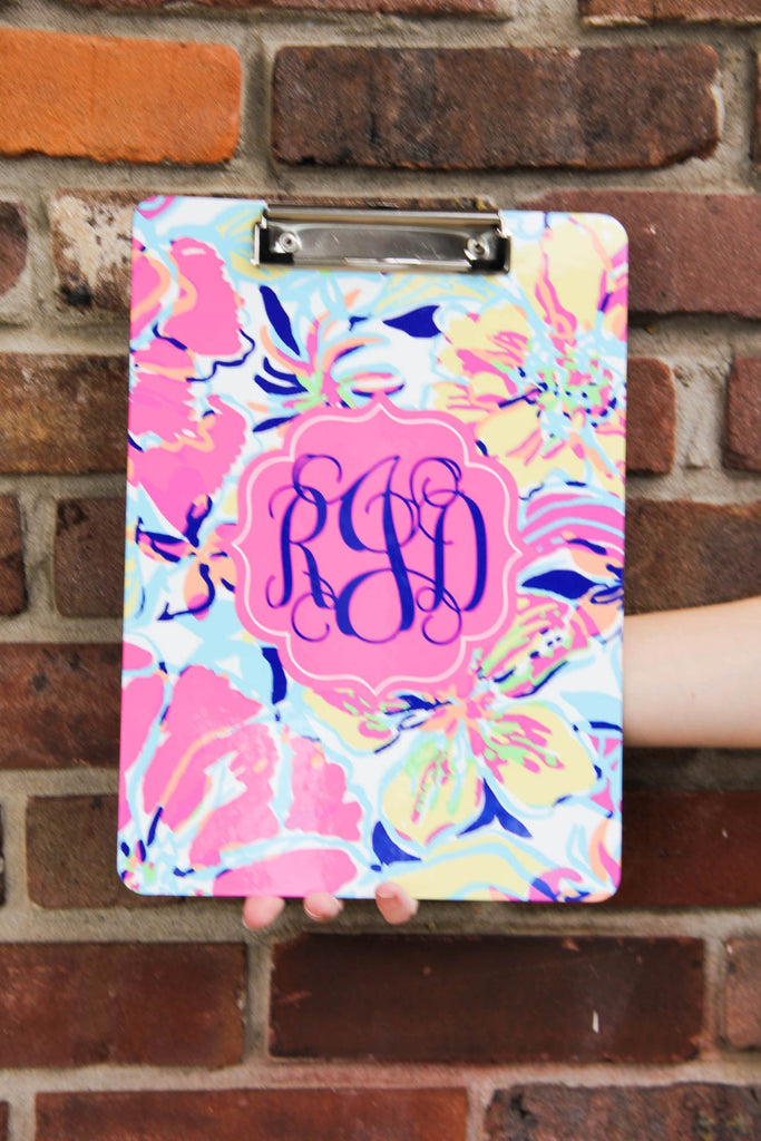 Lilly Pulitzer Inspired Clipboard (Collection 1) Darling Custom Designs