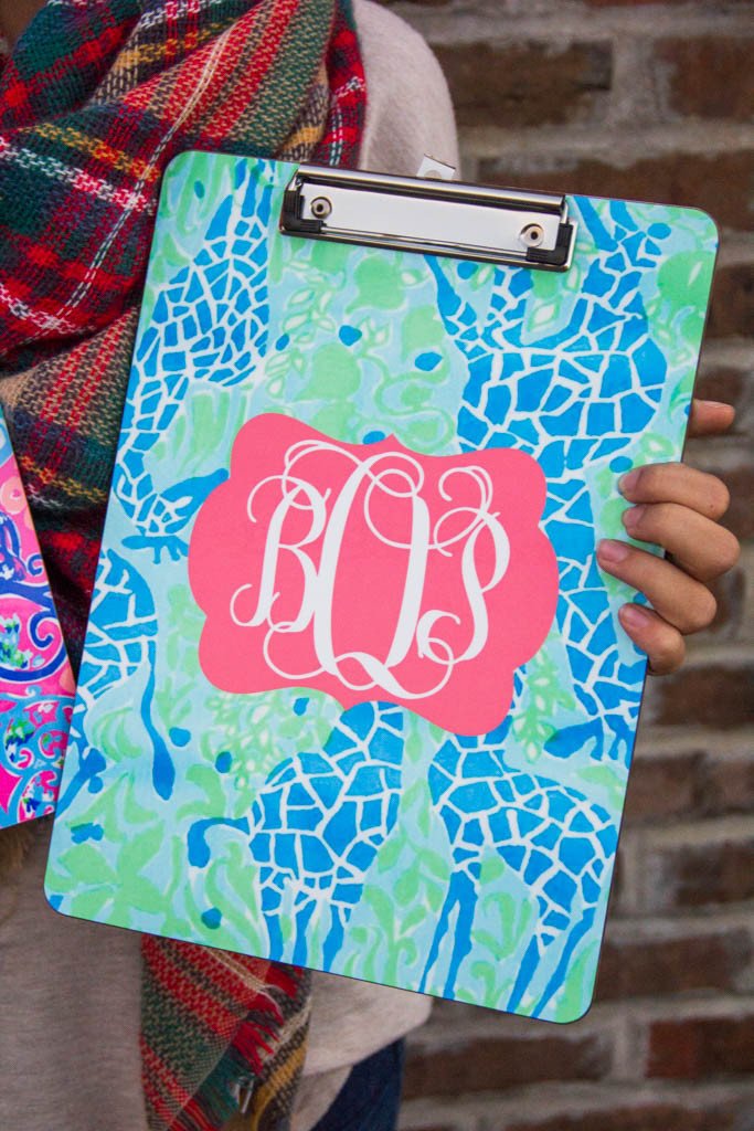 Lilly Pulitzer Inspired Clipboard (Collection 2) Darling Custom Designs Pattern 19