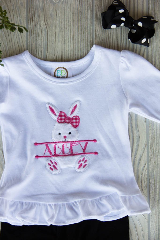 Easter Bunny Outfit Set w/ Name