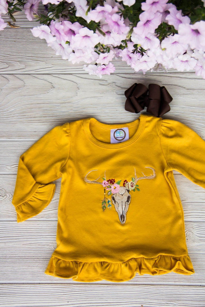 Boho Floral Deer Shirt Darling Custom Designs