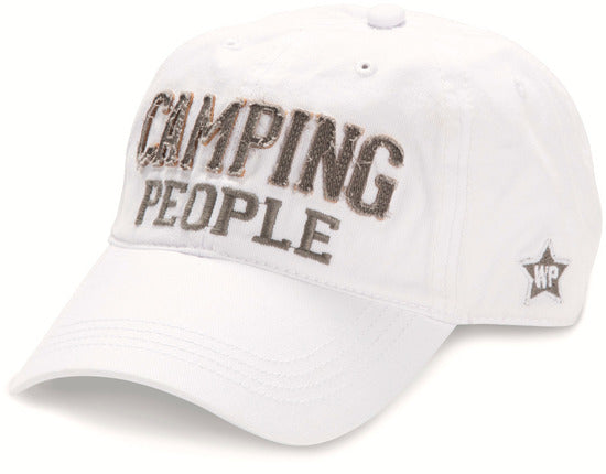 Pavilion Gifts Camping People Hat White 67078