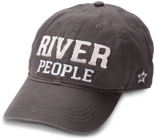 Pavilion Gifts River People Hat Dark Gray