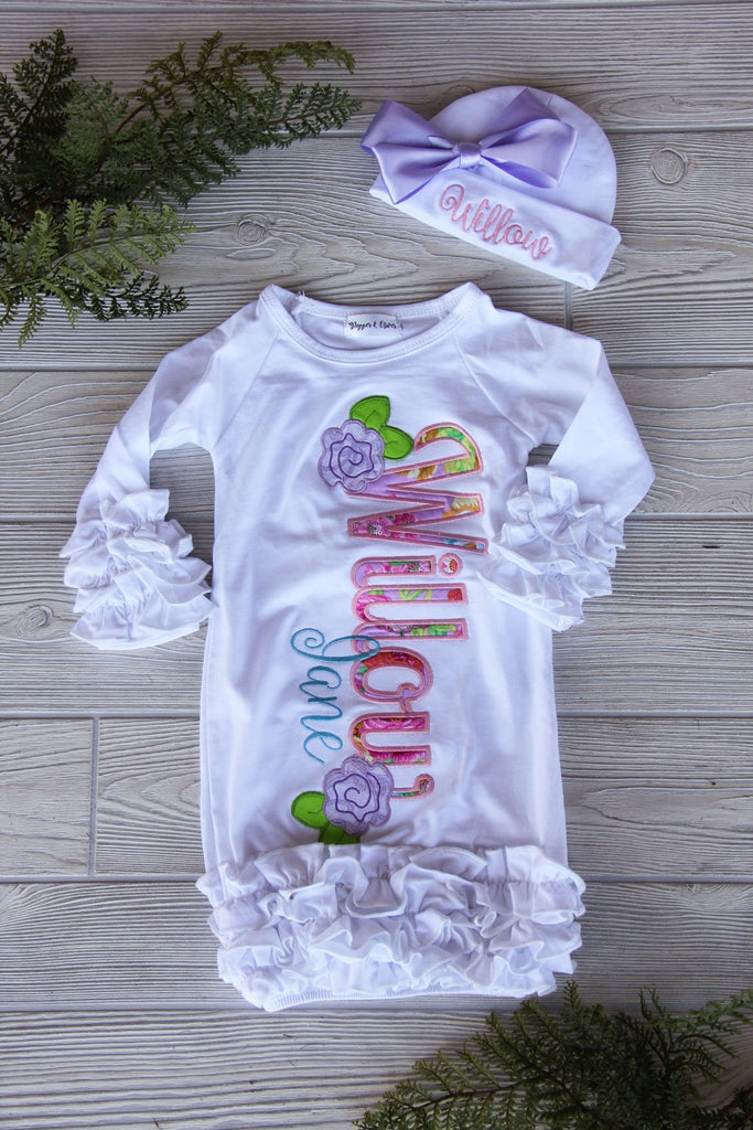 Take Home Baby Gown - Girls Darling Custo Designs