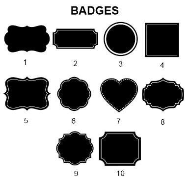 Luggage Tag w/ Monogram Badges