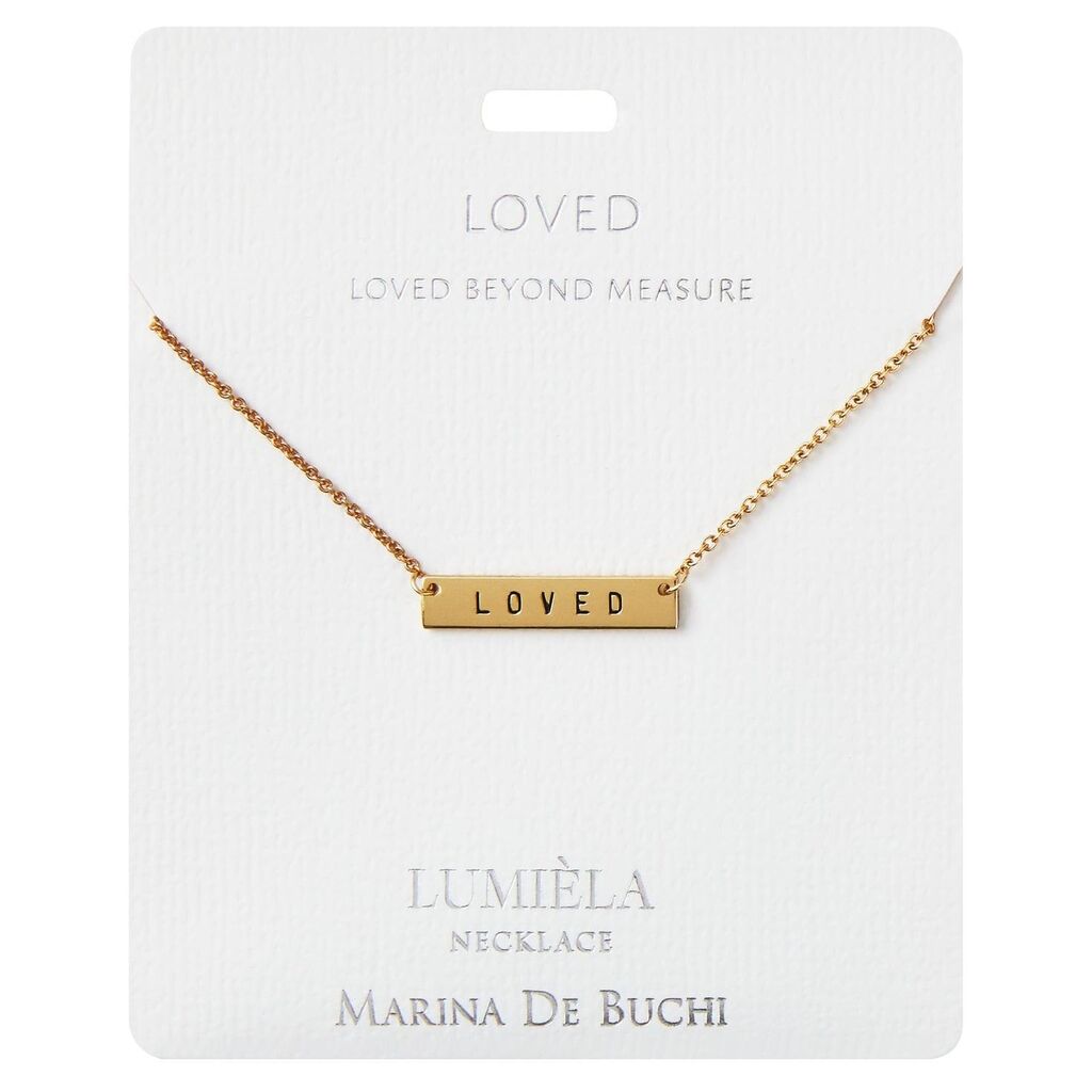 Lumiela Sentiment Necklace Loved