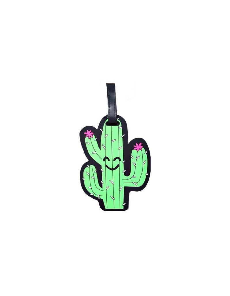 Smily Cacti Luggage Tag