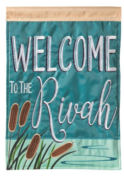 Magnolia Garden Flag "Welcome to the Rivah" M010055