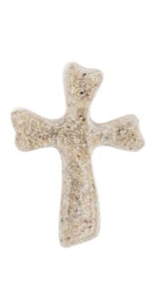 My Lord's Crosses ER31475 (Polystone)  13/8"W. x 2"H 3 to Choose From Beige