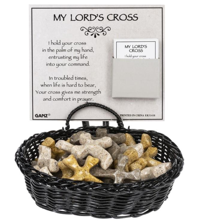 My Lord's Crosses ER31475 (Polystone)  13/8"W. x 2"H 3 to Choose From