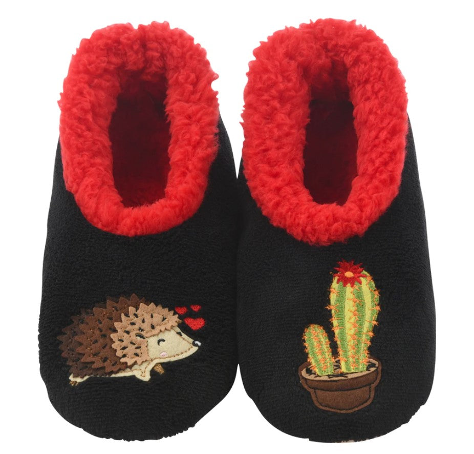 Snoozies! Kidz Simply Pairables Slippers Hedgehog/Cactus KSP-HHOG